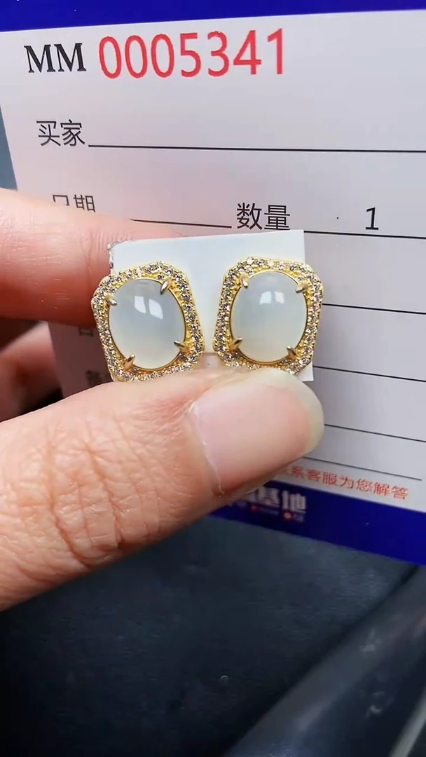 颈饰银S925镶嵌翡翠5341