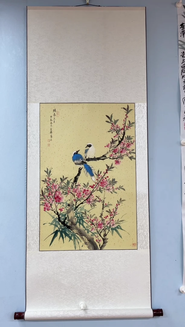 国画许宜锦老师花鸟画