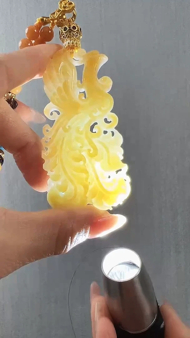 颈饰未镶嵌翡翠凤凰