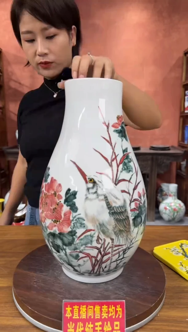 吴义松陶盟手绘陶瓷编码：2873