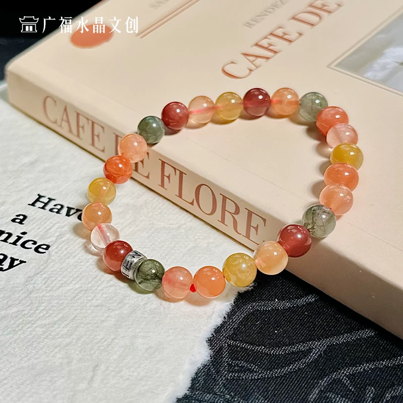 【浪漫满屋】广福水晶文创 黄水晶手链高端轻奢手串