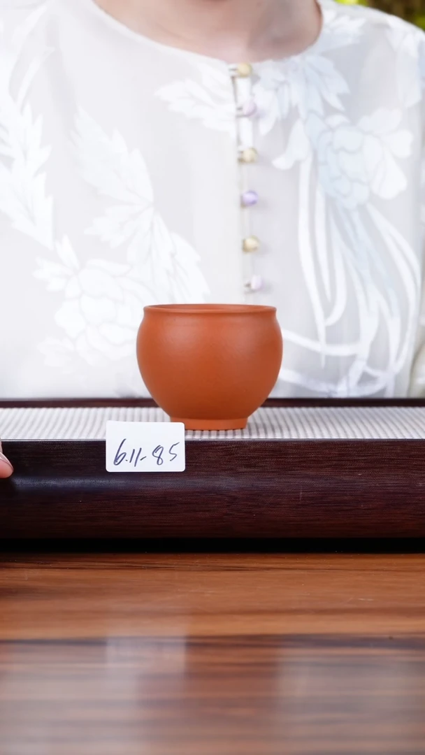 紫砂茶具6.11-85大红泥 主人杯