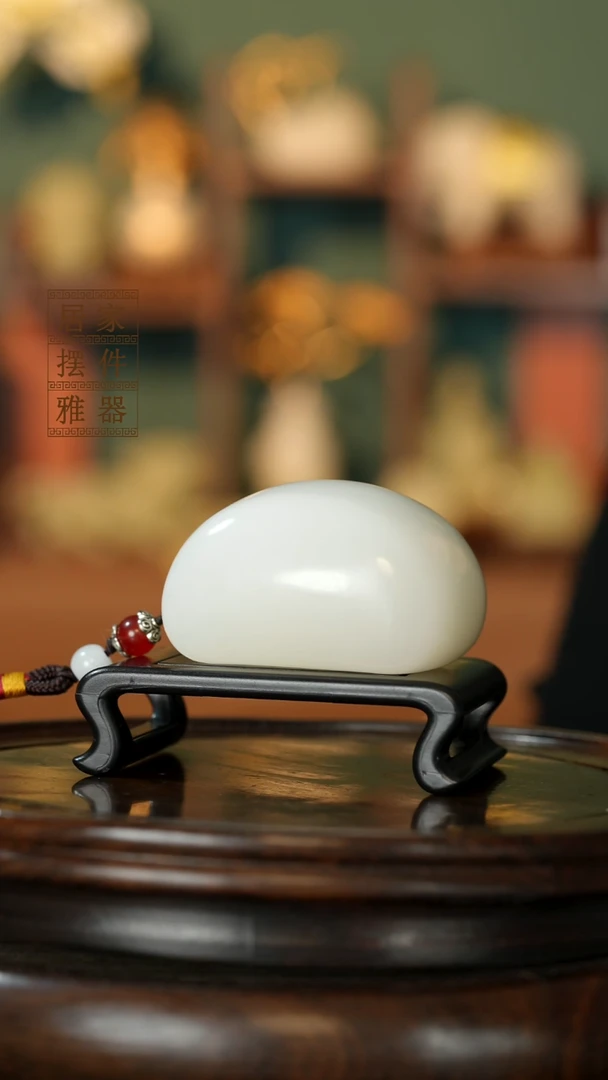玉《蒸蒸日上馒头》摆件
