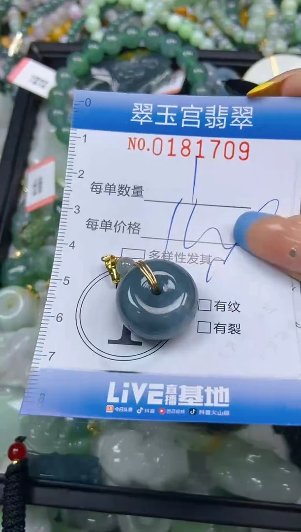 翡翠未镶嵌颈饰闪购0181709