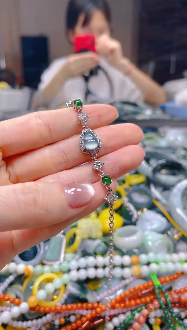 翡翠未镶嵌颈饰/W/翡翠A货一图一物