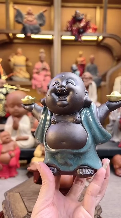 紫砂茶宠器闵茶宠摆件