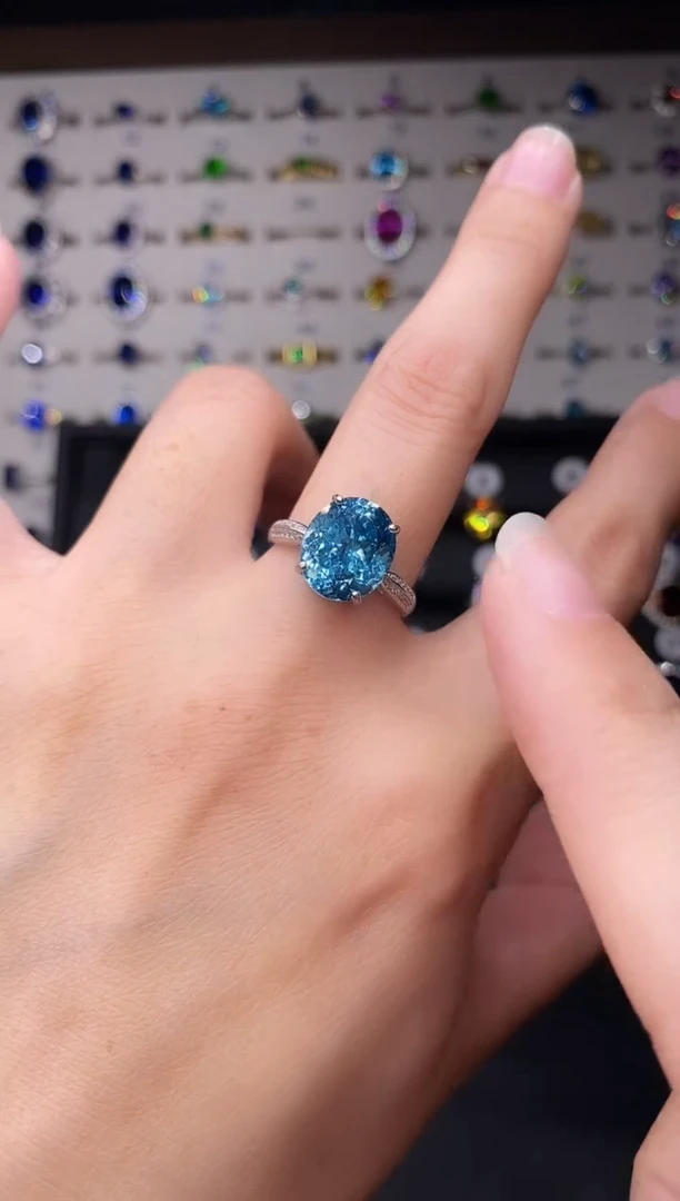 5克拉碧玺（处理）欧美风戒指