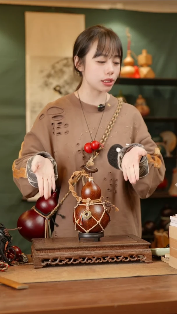 197号精品天然大漆酒葫芦一物一拍~