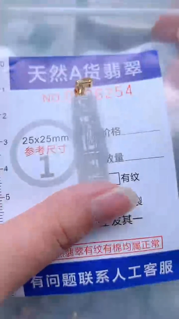 翡翠未镶嵌吊坠(不含链)1