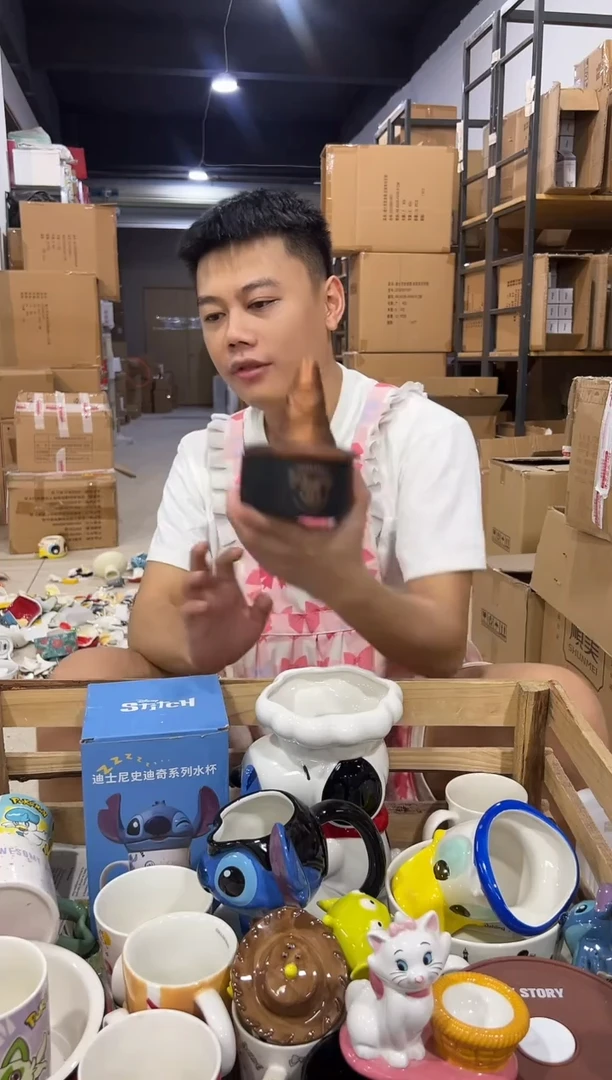 瓷片分院帽首饰盒