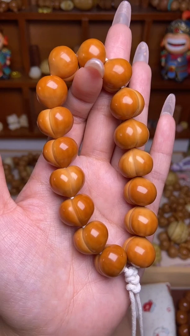 手串猴头核桃16➕超大尺寸高定玻璃底柯基定制款屁桃手持