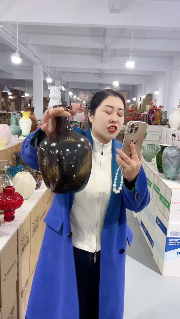【闪购商品】玻璃花伴你花瓶微瑕-KGWV