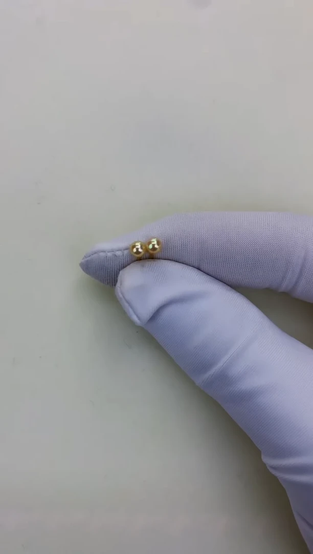 银S925镶嵌DA海水珍珠 GD133 耳钉 4