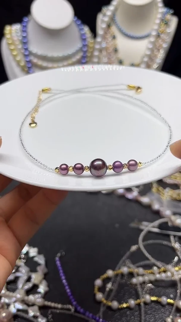 颈饰未镶嵌淡水珍珠多人