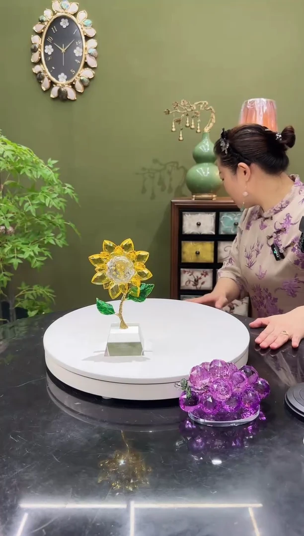 人造水晶金色向日葵