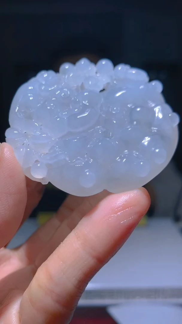 定制翡翠未镶嵌闪购毛货链接ZJX035带珠链