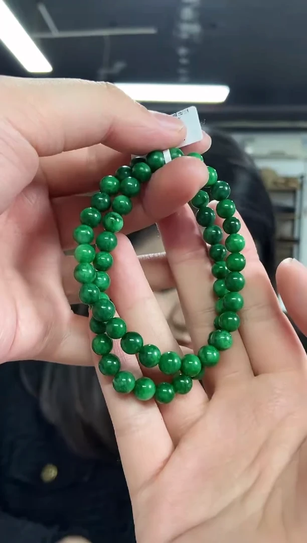 【闪购商品】翡翠手串未镶嵌多样性发其一颜色微差