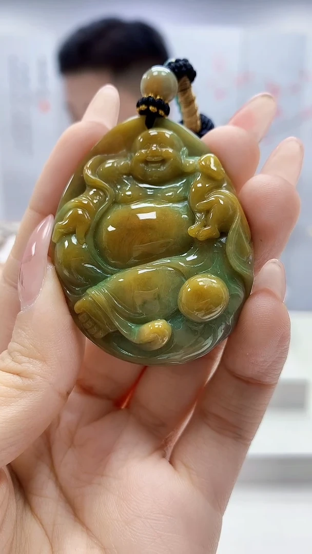 未镶嵌定制翡翠4917ty-毛货挂件86