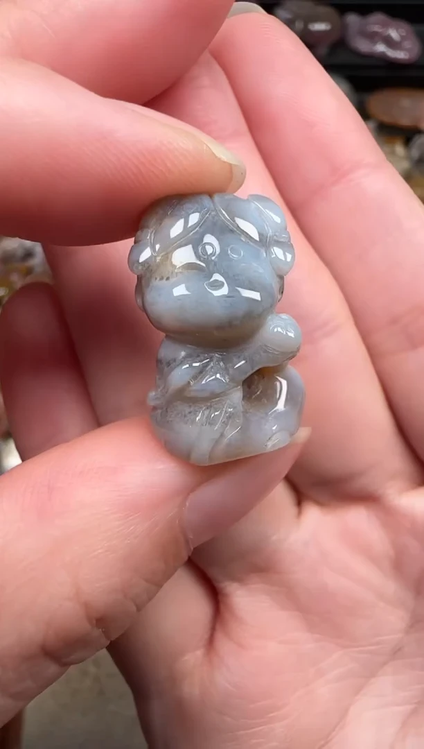 颈饰未镶嵌硅化珊瑚（珊瑚玉）690