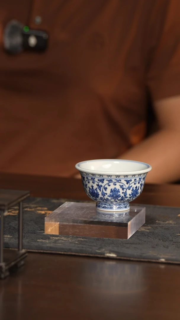 X预15天先茶巾歆蕴永乐缠枝莲压手内花心