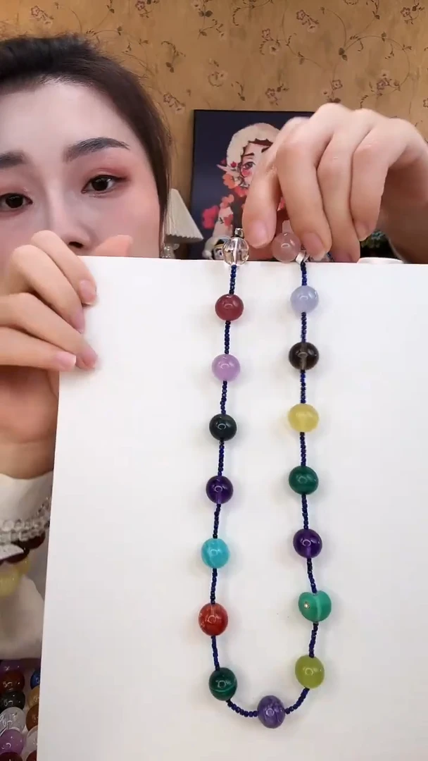 颈饰未镶嵌水晶项链约14MM5367