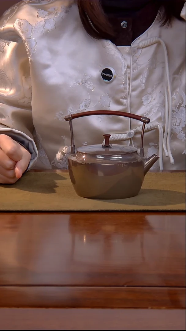 大千手作 断桥 紫皮 足银 烧水壶