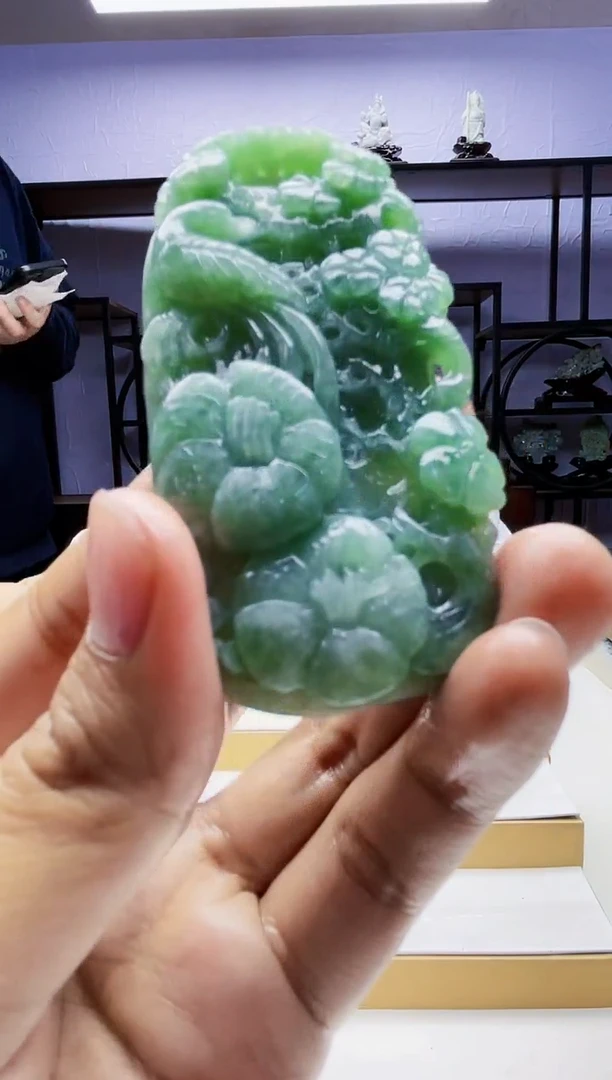 【闪购商品】定制翡翠未镶嵌毛货02190050