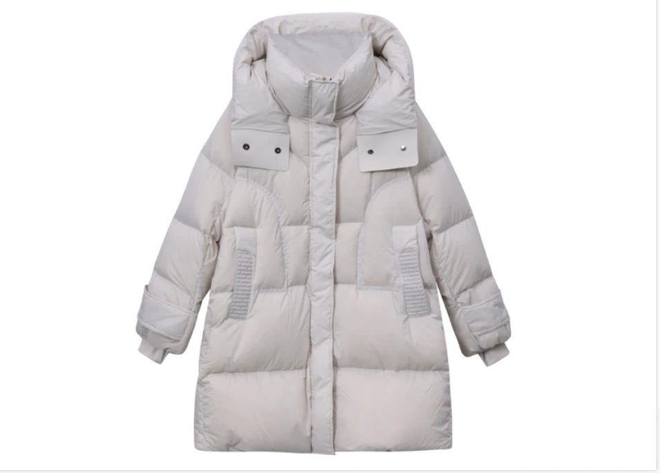 【伊伊】2024新款时尚百搭宽松显瘦加厚保暖冬季外套519