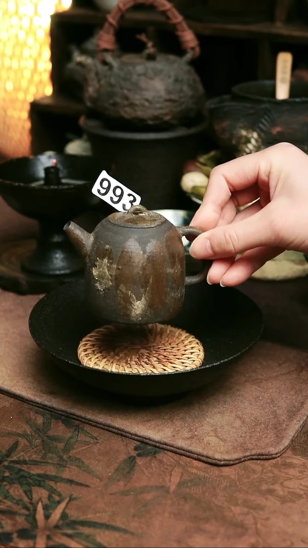 993号紫砂全手工茶壶100毫升