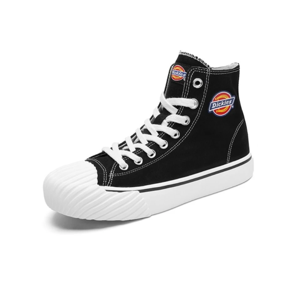 Dickies帆布鞋经典低帮百搭高帮帆布鞋DKCNS1018-黑色