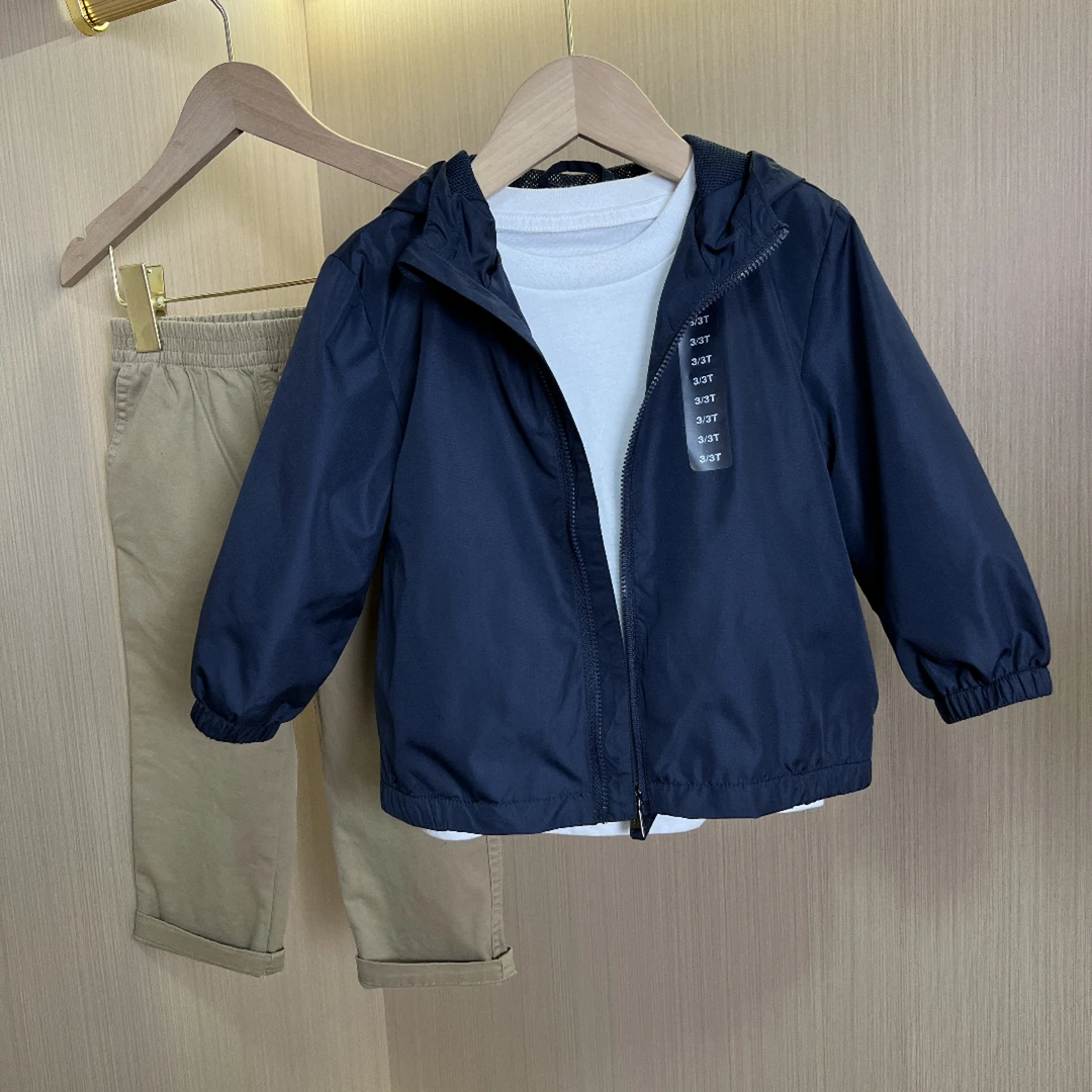 （2）春秋款/儿童中大童休闲夹克 风衣外套