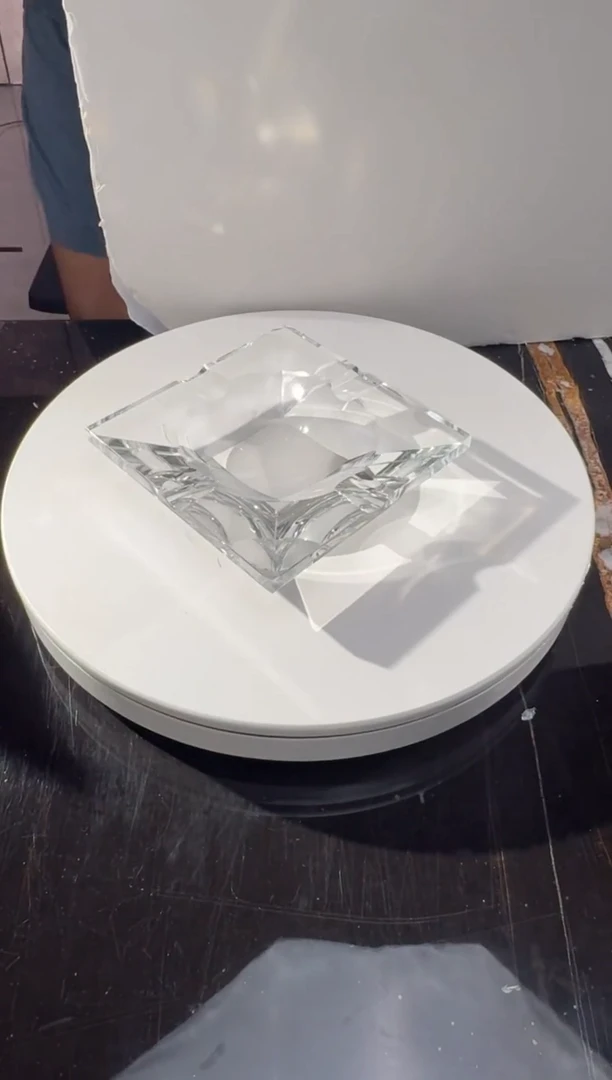 摆件CS0104004净料水晶琉璃雪茄缸