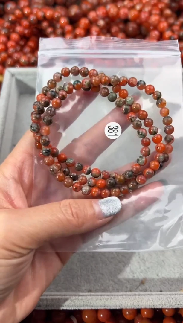 未镶嵌手串南红玛瑙5+