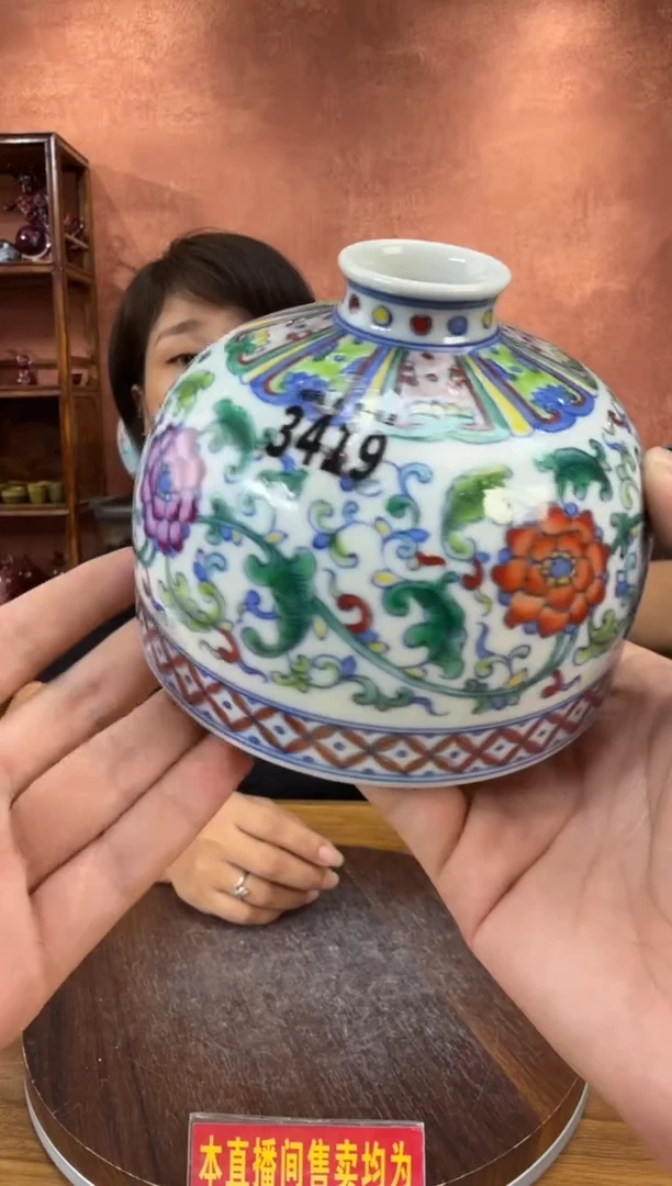吴义松陶盟手绘陶瓷编码：3419