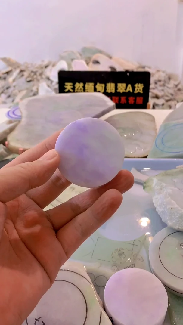 翡翠未镶嵌颈饰空*缅甸A货翡翠604