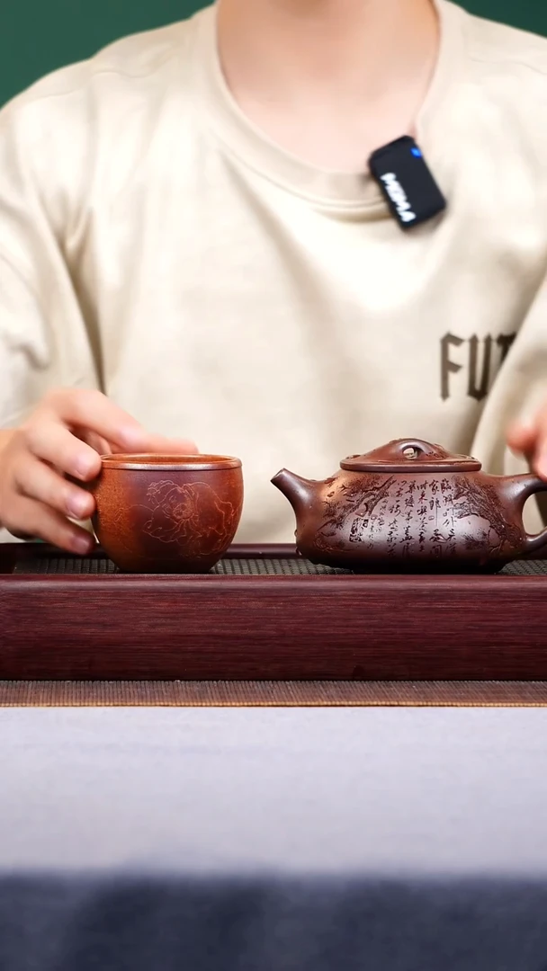 茶壶紫砂宜兴原矿紫砂作品