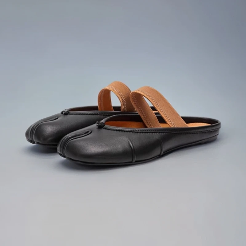 Ashley专享 夏季新款设计感女鞋平底鞋分趾鞋