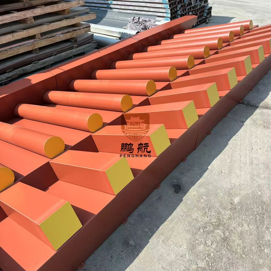 铝合金古建檐椽；金属檐椽；仿古铝檐椽；斗拱檐椽；古建铝构件