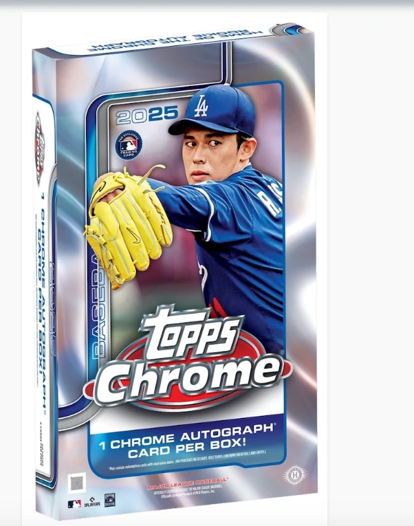 2025 棒球Topps Chrome Hobby 潮流卡牌盲盒