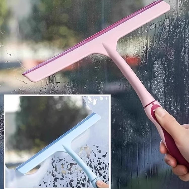 擦玻璃神器家用卫生间镜子台面刮水器硅胶刮板玻璃清洁专用擦窗器