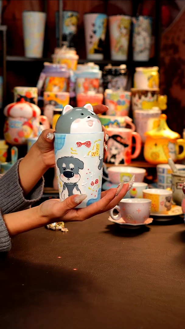 景德镇手工手绘杯杯