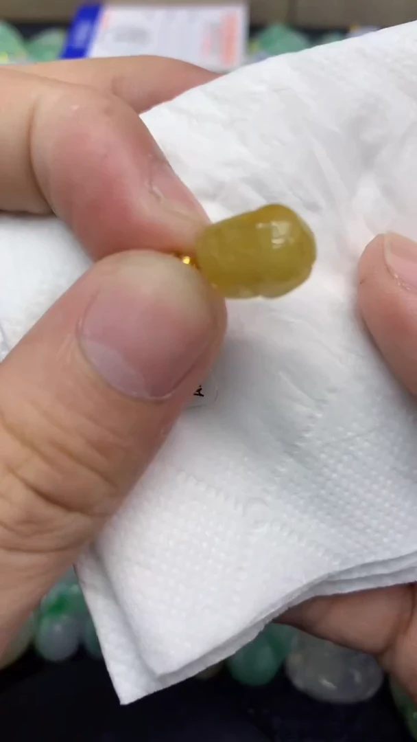 翡翠18K金镶嵌颈饰1111111