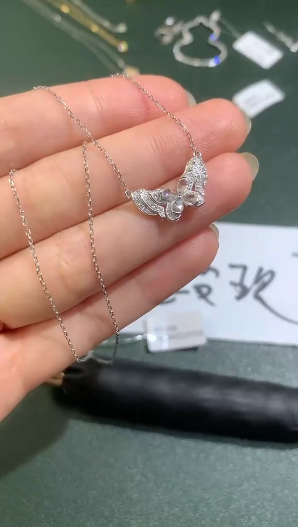 套链18K金镶嵌钻石D156|3980