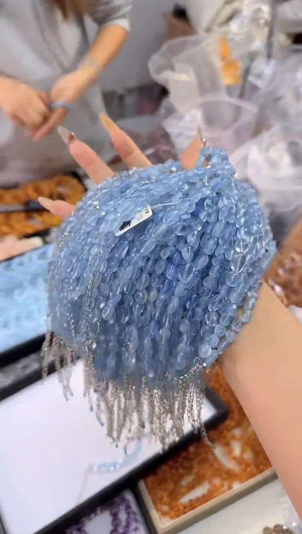 【闪购商品】海蓝宝石手串合金238/多样性发其一/卡