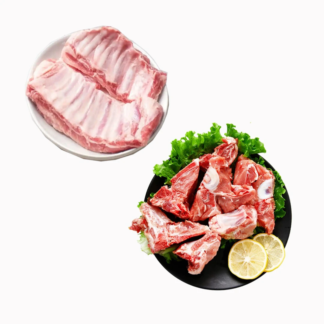 沂蒙山黑猪肉组合（肋排 2 斤+脊骨 3 斤）