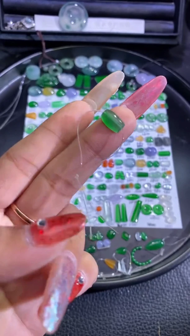 未镶嵌挂件翡翠珠子