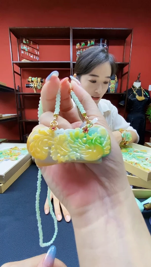 颈饰未镶嵌翡翠翡翠吊坠