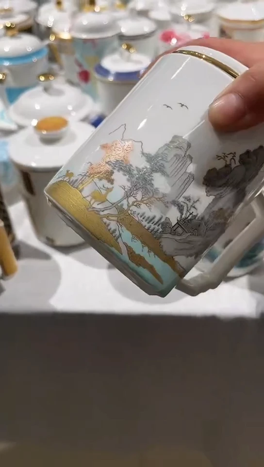 瓷茶漏杯隆达骨瓷