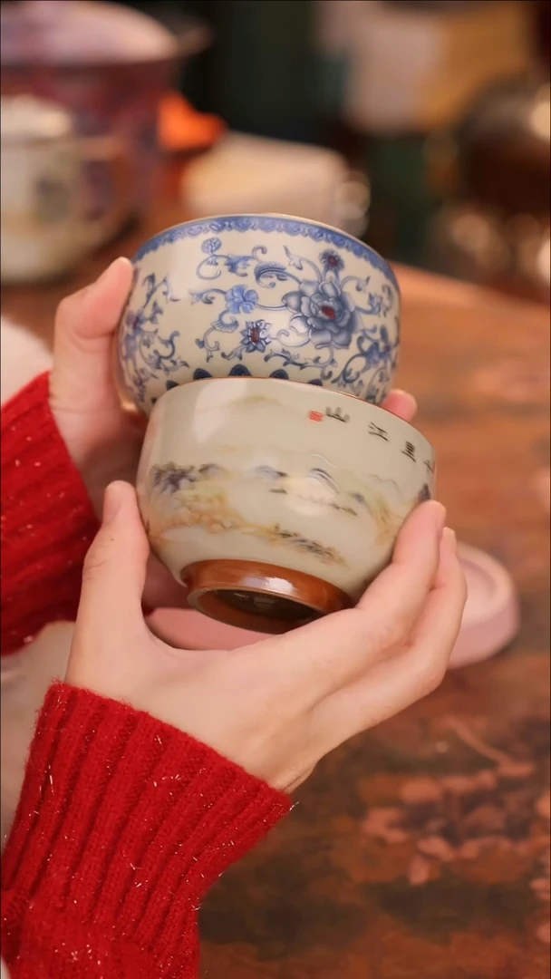 【闪购商品】陶瓷茶具（无礼盒无茶盘）@@A11517