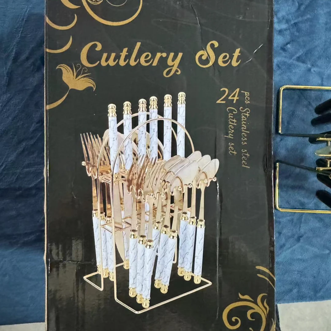 厨房厨具24件套金色